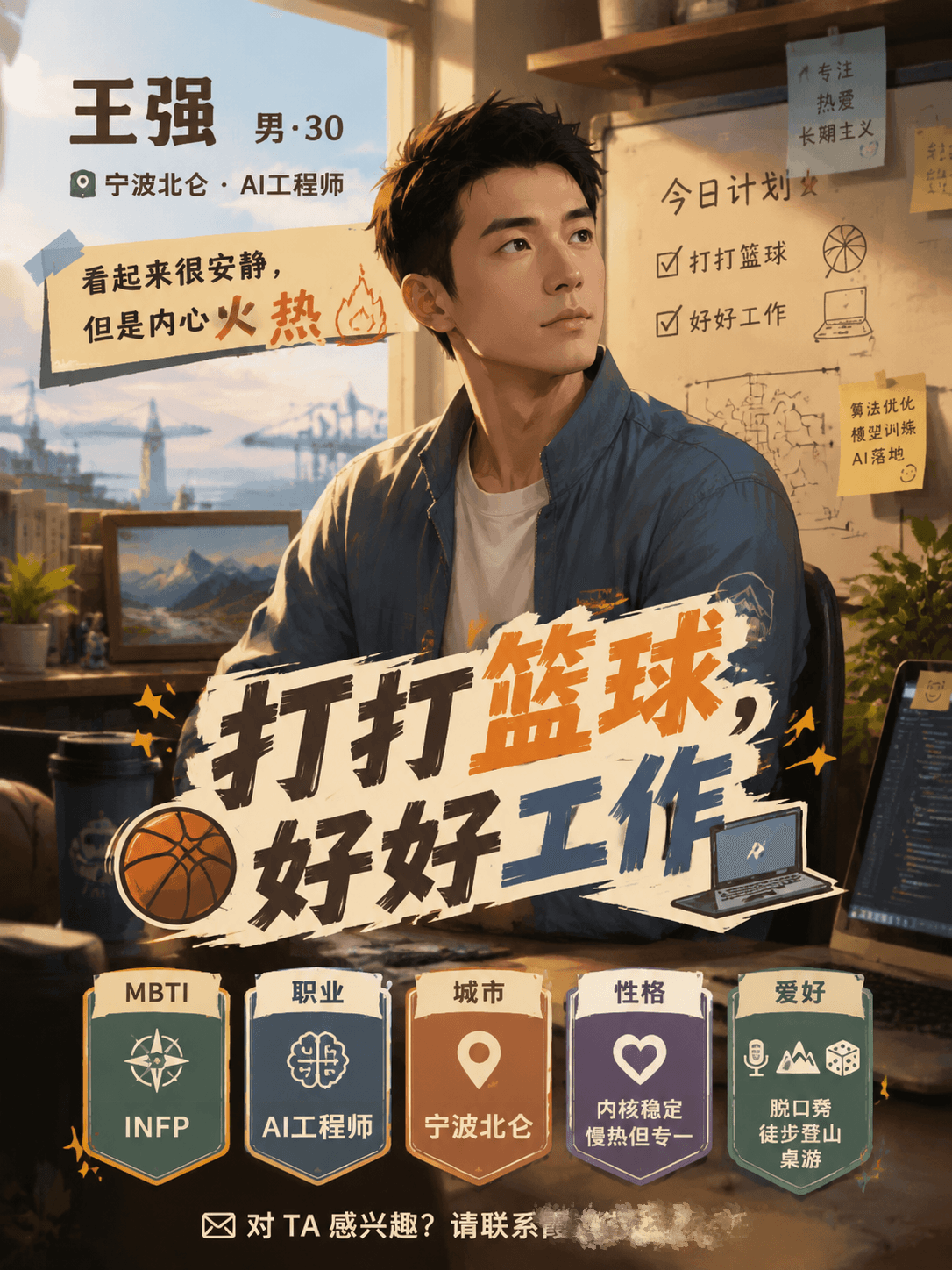 CG 游戏 风格 AI 海报示例